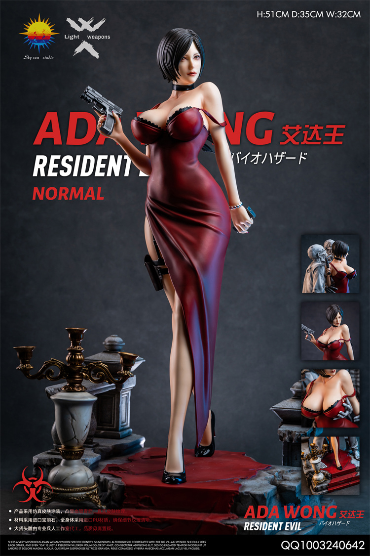 1/4 Scale Generation Sixth Ada Wong - Resident Evil Resin Statue -  Lightning Studio [Pre-Order]