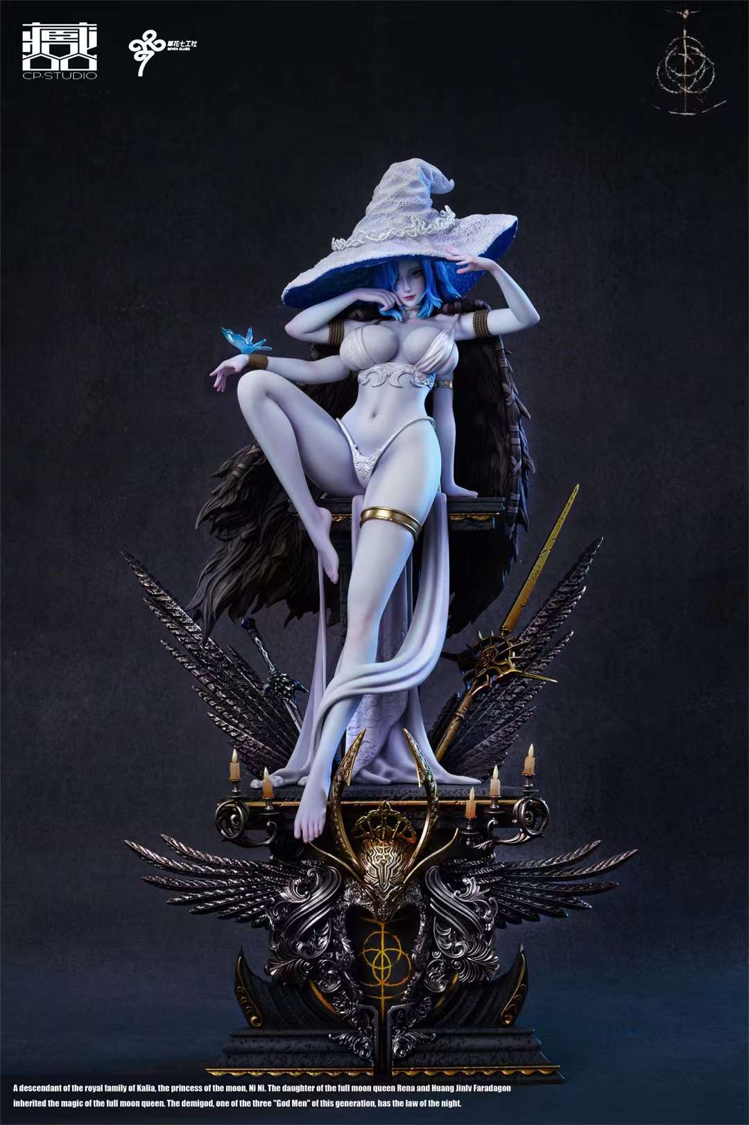 Lunar Princess Ranni Elden Ring Resin Statue by ShowHand Studios - Unboxing  