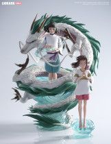 【Pre order】CHIKARA STUDIO  Miyazaki Hayao Spirited Away Ogino Chihiro& Nigihayami Kohakunushi 1:6 Resin Statue Deposit