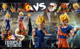 【Pre order】Temple Studio Dragon Ball Z Goku SSJ2 VS Majin Vegeta 1/4 Scale Resin Statue Deposit