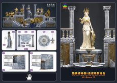 【In Stock】JacksDo Saint Seiya Athena Statue and Sanctuary Scene Base Resin Statue