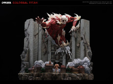 【Pre order】 CHIKARA STUDIO Attack on Titan Colossal Titan Scene Resin Statue Deposit
