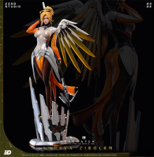【Pre order】ZZDD Studio Overwatch Mercy ​Angela Ziegler ​1:4 Resin Statue Deposit