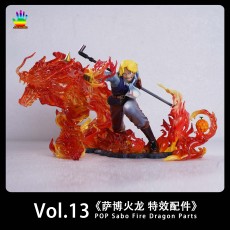 【Pre order】JacksDo Studio One Piece POPMAX Parts Vol.13 POP Sabo Fire Dragon Resin Statue Deposit
