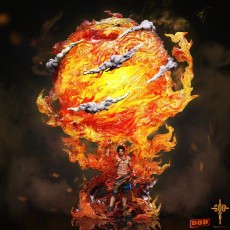 【Pre order】DOD&GOD One-Piece The Fire Ball Ace 1:6 Resin Statue Deposit