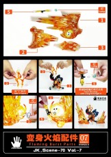 【In Stock】JacksDo Studio One Piece POPMAX Parts Vol.7 POPWA Sanji OSOBA MAKS Flaming Burst Resin Statue
